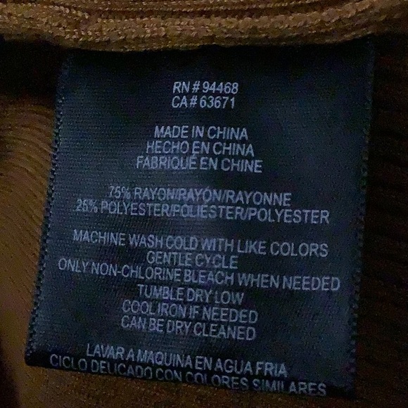 NWT BCBG Paris orange size Large stretchy ribbed wide-leg pants.  See pictures. - Picture 4 of 9